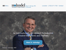 Tablet Screenshot of holmdelimplantdentistry.com